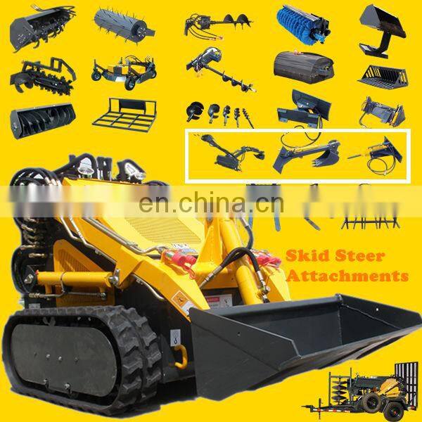 hysoon garden equipment hy380 snow blower front skid- steer loader skid steer loader