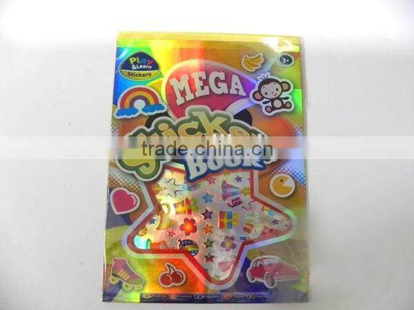 hot sale EVA christmas party decoration, high quality EVA sticker book chritsmas supplies