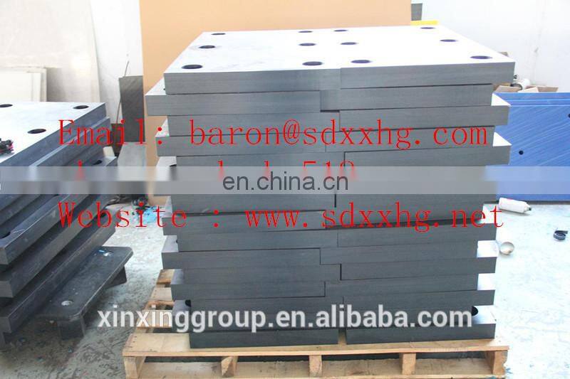 Excellent sliding performance CNC machine parts UPE sliding block, 100% Virgin Raw Material UHMW-PE Clear Plastic Nylon Block