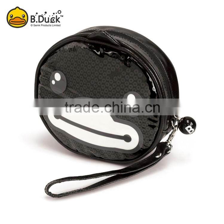 Wholesale B.DUCK brand cute animal printing cotton canvas cosmetic bag