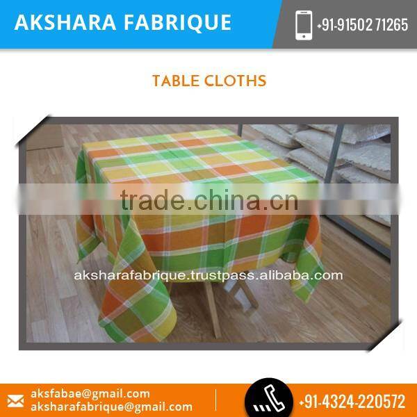 Hot Sale on Most Demanded Pure Cotton Table Cloth by Leading Industries