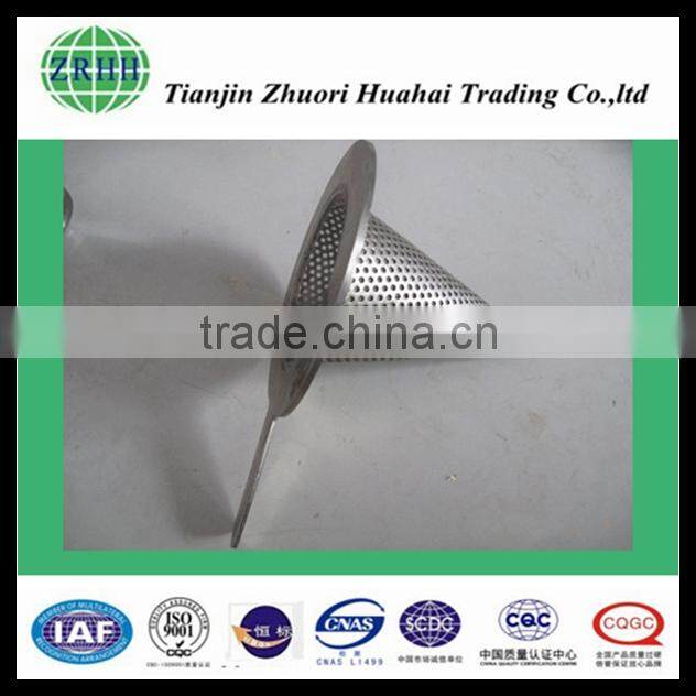 stainless steel cylinder screen mesh Conical cartridge