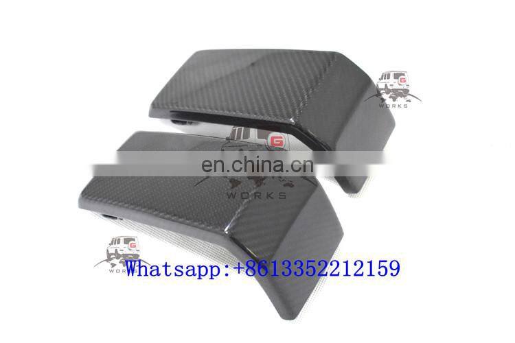 G class w464 G63 G500 eurocar style front bumper rear bumper cover for G wagon w463A G500 G63 dry carbon fiber bumper cover