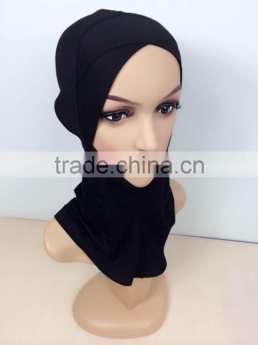 U015 fashion Cover the chin crossover islamic underscarf