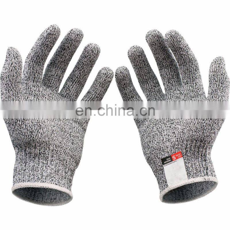 Anti Cut Level 5 HPPE Nitrile Sandy Anti Cut Gloves