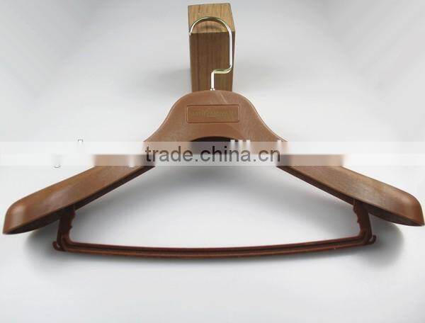 FP-868 Good quality plastic cloth hanger for men suit