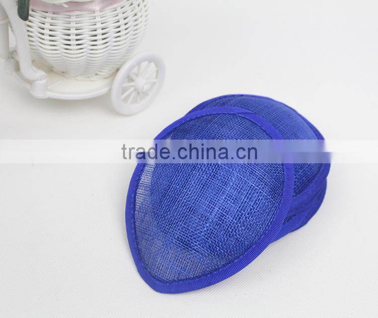 13.5*10.5cm Purple Fascinator Base For Sinamay Hat