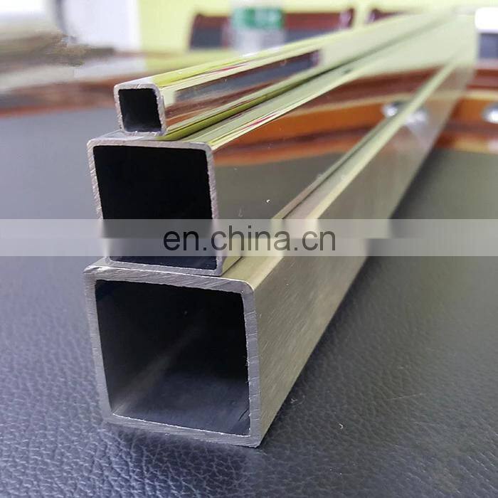 Experienced Supplier 20x20mm Inox Tube 201 Mirror Surface Polishes Stainless Steel Square Pipe Price with ASTM Standard