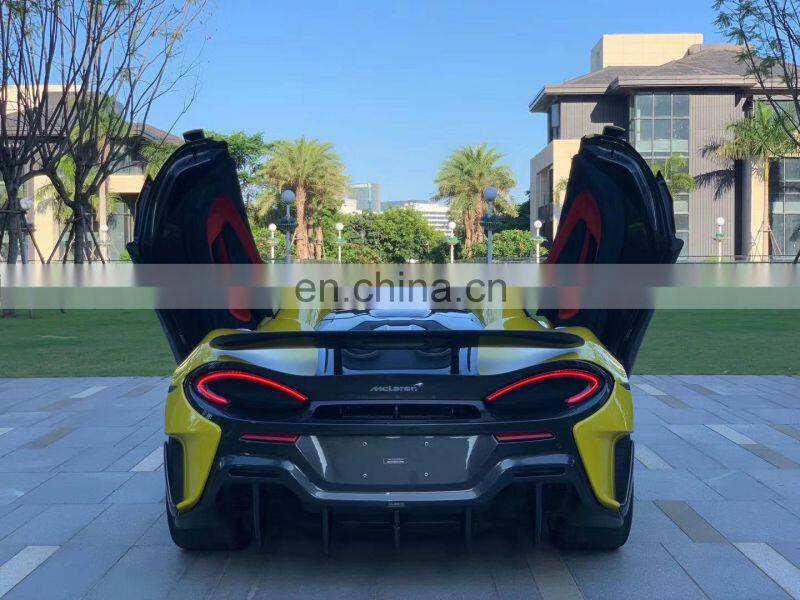 Runde Carbon Fiber Front Bumper Rear Bumper Side Skirt Spoiler Hood For Mclaren 540C 570S Upgrade 600LT Style Body Kit