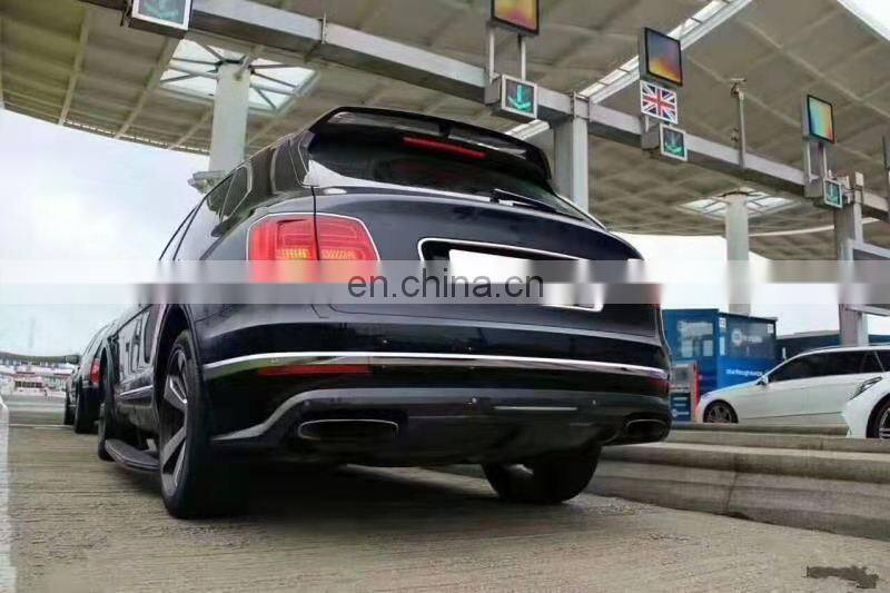 Runde Car Modification Limited Edition Body Kits For Bentley Bentayga W12 Carbon Fiber Front Rear Bumper Lip Side Skirt