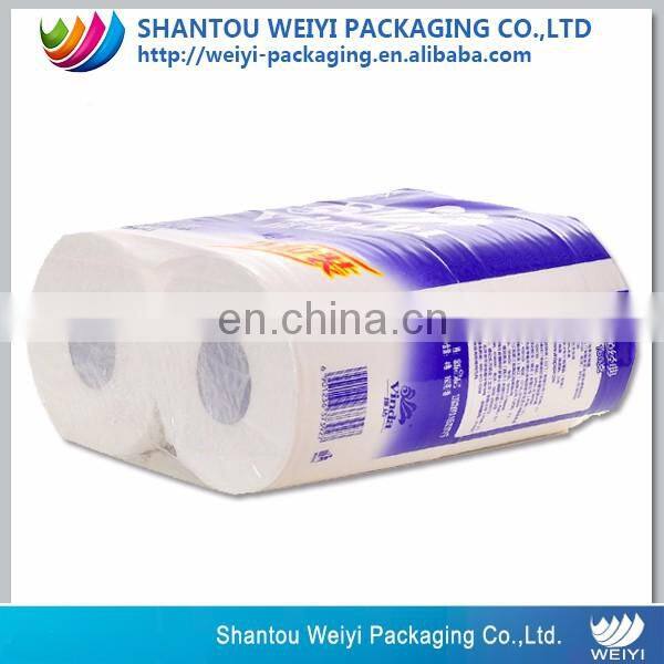 custom soft plastic toilet paper tissue roll packaging bags