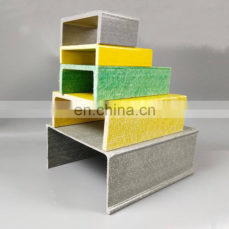 Fiberglass reinforced plastic pultruded profiles round pipe tube