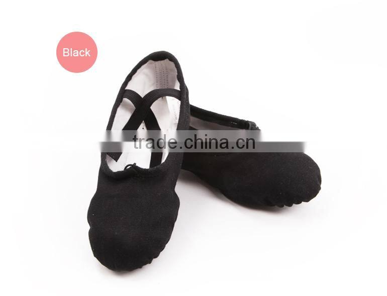 Wholesale Split-sole Soft Canvas Ballet Shoes