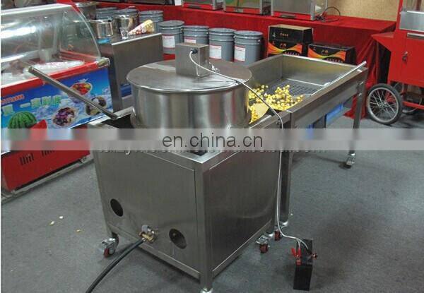 Caramel popcorn making machine Cretors hot air popper corn puff snacks food machine