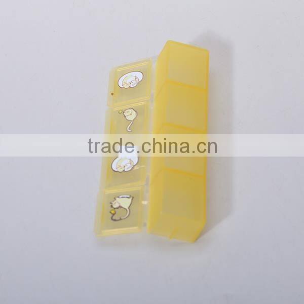 New products listed PP rectangle plastic medicine box storage containers