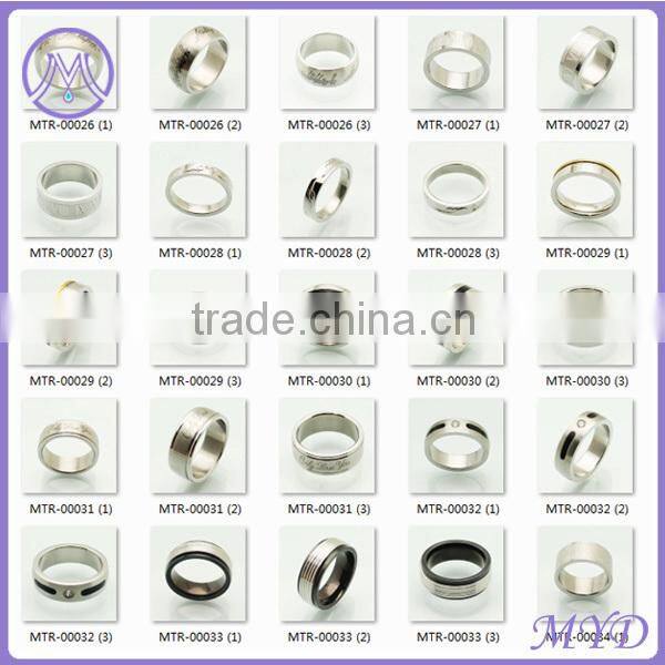China wholesale jewelry stainless steel mens rings