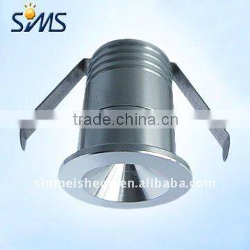Speaker-shape 2W silver aluminum led Einbauleuchten rattan ceiling lighting