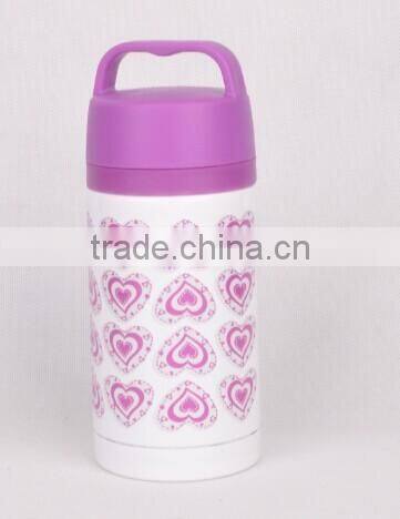 Vacuum flask 300ml laser 18/8 stainless steel double wall water bottle from Shenzhen Mlife