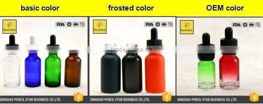 amber 15ml 30ml glass bottle with glass dropper for e liquid