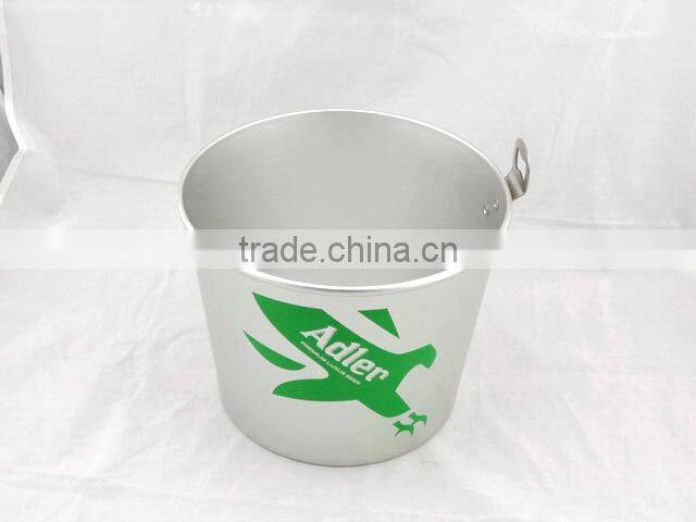 10L Oval Shaple Aluminum Ice Bucket with plastic inner