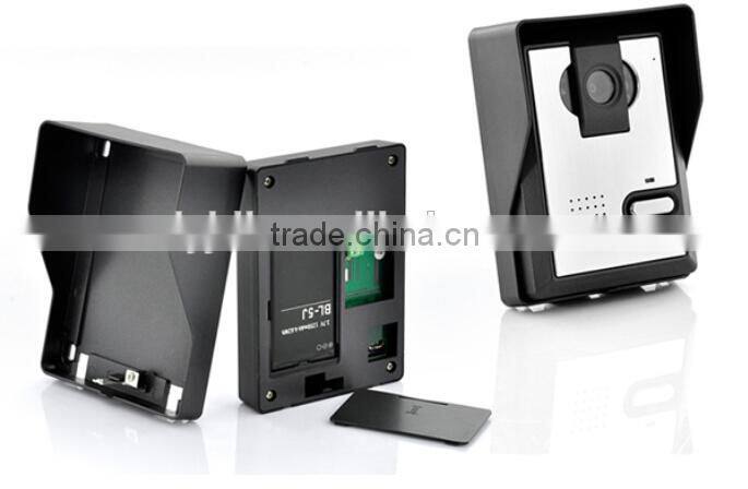 3.5 inch 2.4GHz digital wireless video door phone /wireless door bell with 500 meters transmission distance in open area