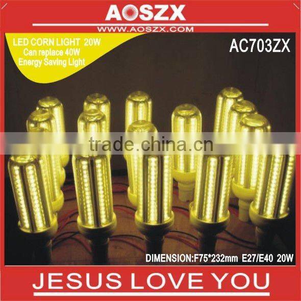 HOT SALE! 12V 24V 220v E27 10W SMD LED Corn Bulb E27 936-1120LM Ultra bright E40 Aluminum Alloy body good heat sink