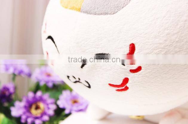 wholesale high quality low price funny cat shape plush soft stuffed pillow
