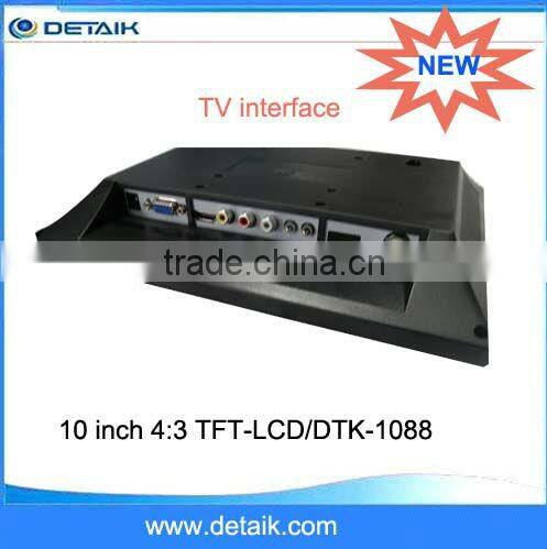 DTK-1088T USB HD Input 10 Inch TFT LCD Car TV Monitor