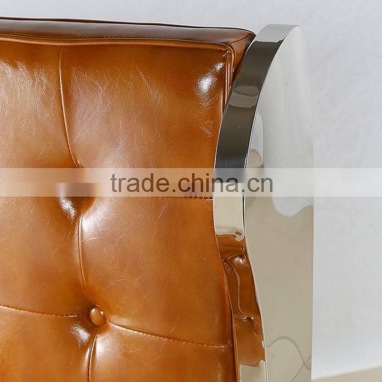 Stainless steel handrails hotel chair