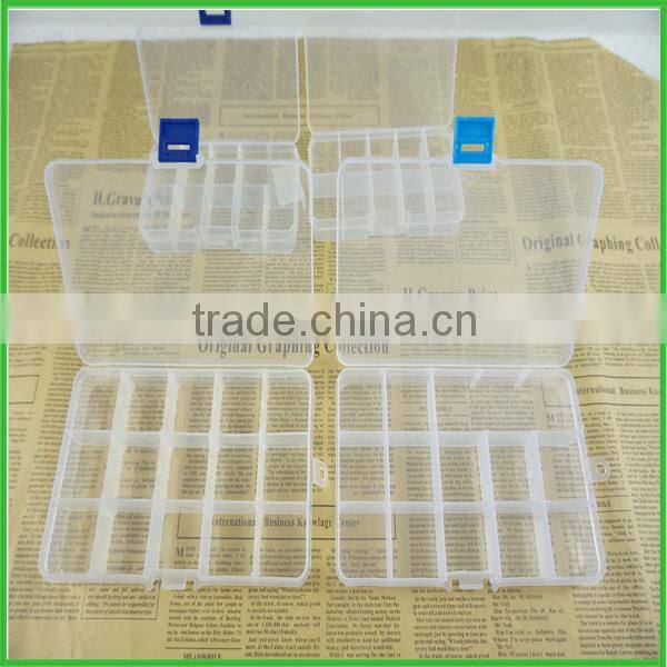 christmas gift clear square plastic box with compartment