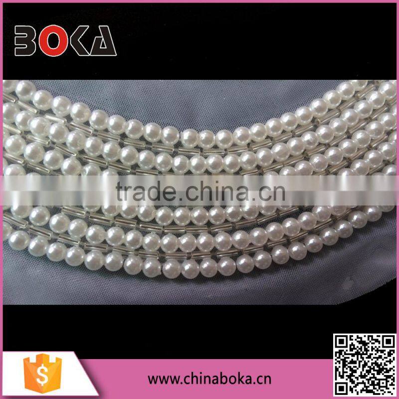 BOKA Bridal Pearls and Beads Neck Collar