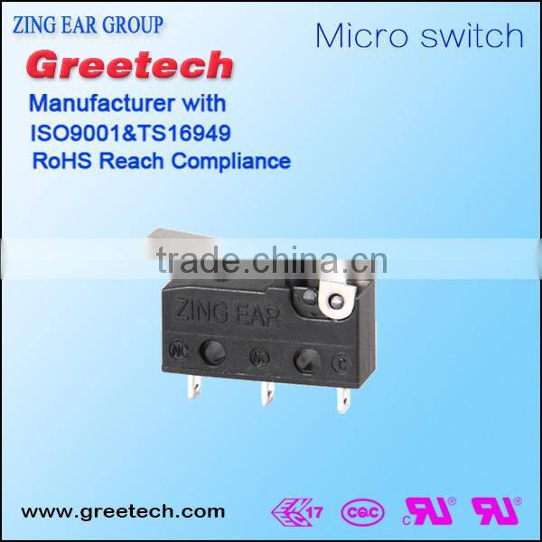 Subminiature momentary motorcycle on off pcb mount range hood types of electrical micro switches
