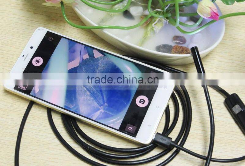 6 White LED 1 Meter to 5 Meter Micro USB Android Phone Rigid Endoscope