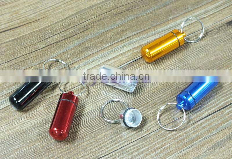 Golden Super Big Metal Capsule Shape Alloy Capsule Vial