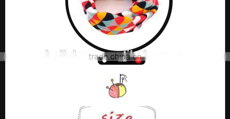 Hot Selling Cute Lovely Triangle Knitting Fashion Baby Winter Scarf