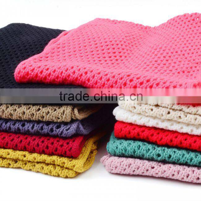 Winter Fashion Wool Knitted Women Loop Scarf