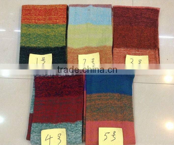 2014 Fashion Colorful Circle Loop Winter Knitted Scarf