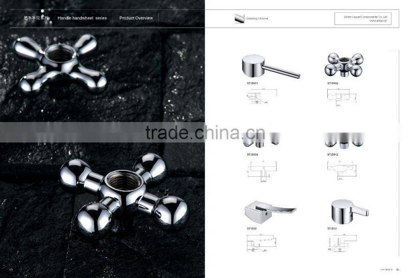 zinc alloy die-casting OEM kitchen mixer and shower faucet handle