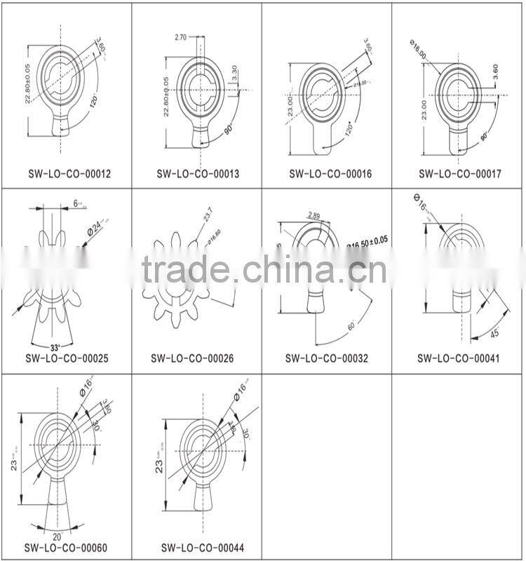 Mortise Cylinder Of Door Lock