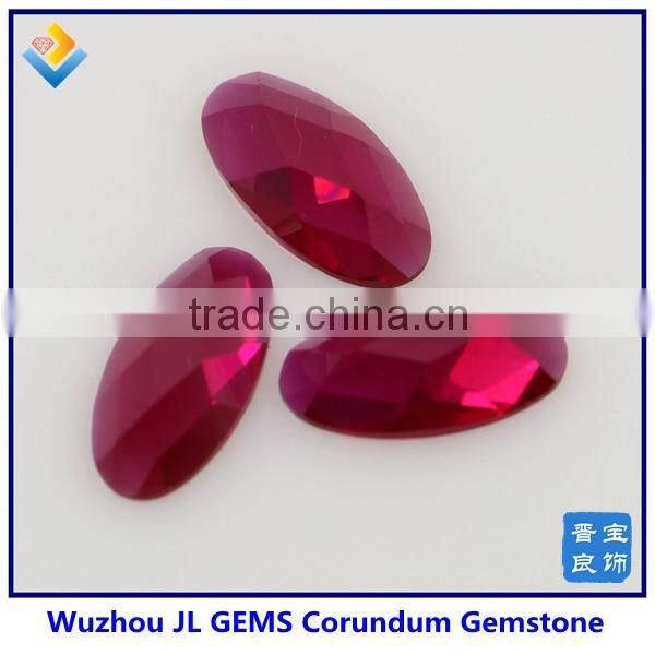 fashion oval Synthetic Corundum Ruby Price 5#