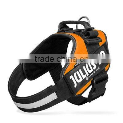 high quality cotton K9 nylon reflective pet K9 dog harness fashion large dog collar vest 4 colors