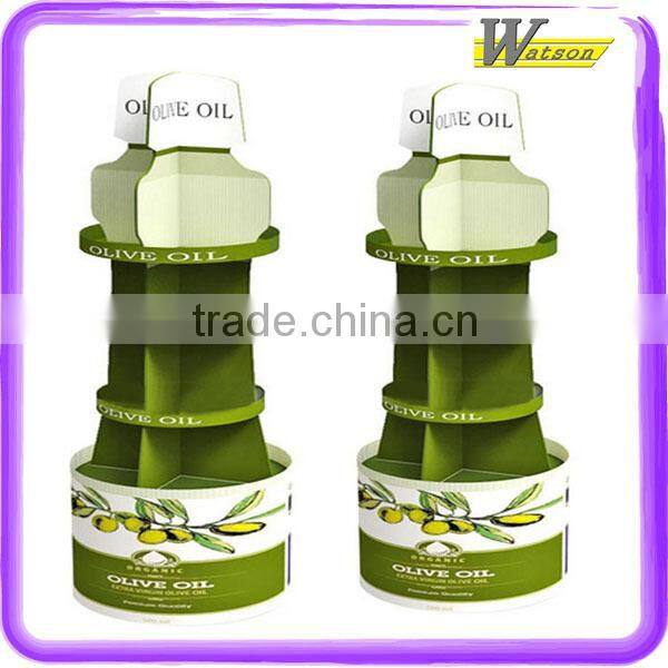 Supermarket promotion makeup floor Cardboard Dispaly Stand