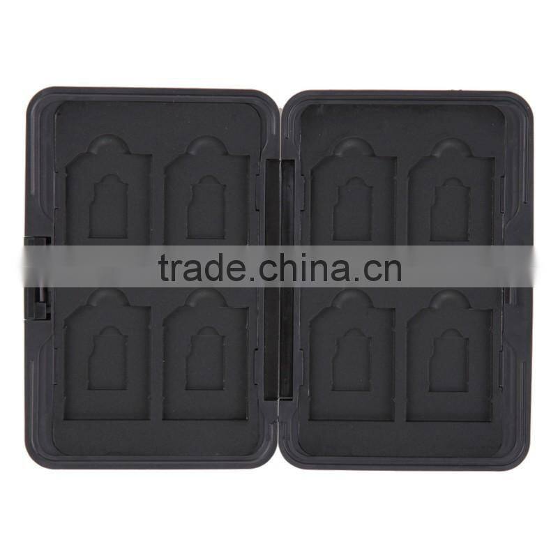 SW1301 Silver Micro SD MicroSD TF Card Holder SDXC Storage Holder Memory Card Case Bag Protector Metal Aluminum