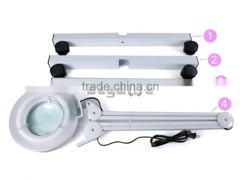 5X Magnifying Lamp Rolling Floor Stand salon facial steamer