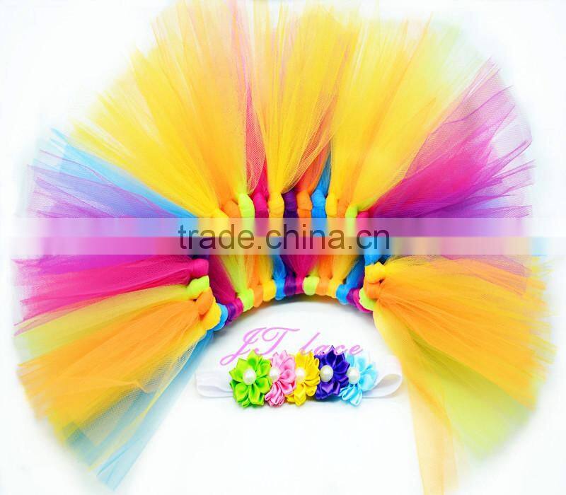 Rainbow My Baby Tutu Set - Pinky PieTutu Set - Birthday Tutu Set