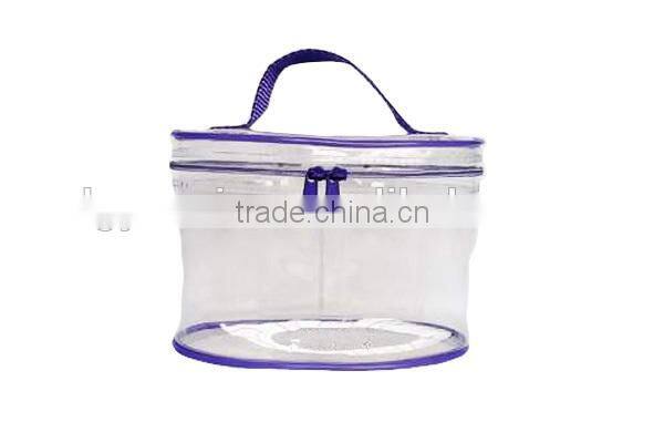 Cylinder PVC handle bag for promotion item , gift , toy , stationery series , swimming products