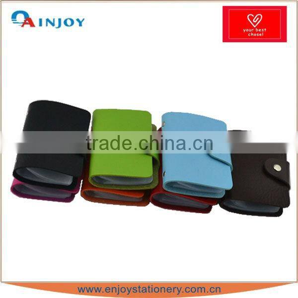 leather credit card certificate holder