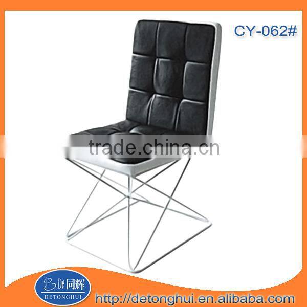 Modern metal frame dining chair Y-062#