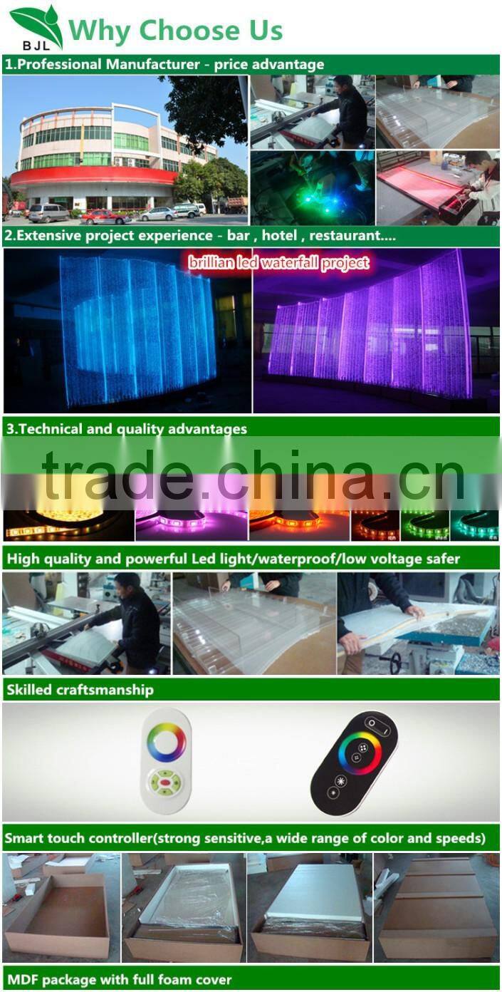 lighting acrylic mobile phones used waterproof showcase