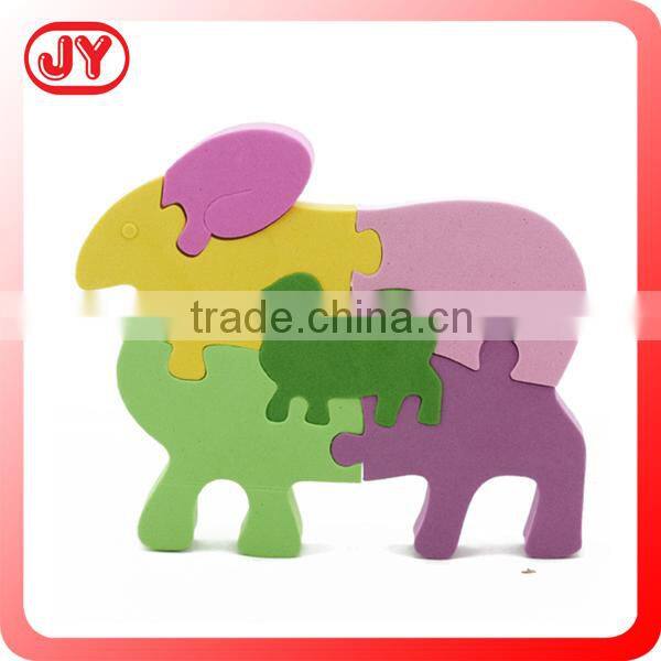 Cute design puzzle wooden toy for children